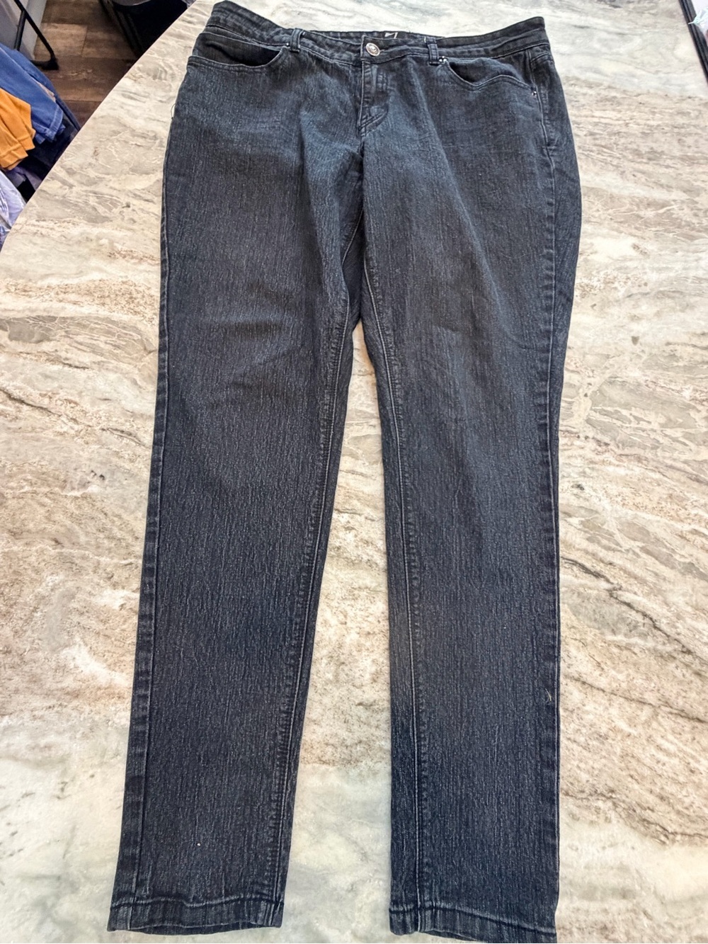 Flavour by Bubblegum Black Stretch Jeans Size 18